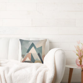 Minimalistische driehoeken in gedempte tonen Sierk Kussen