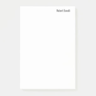 Minimalistische Duidelijke Witte Moderne Standaard Post-it® Notes