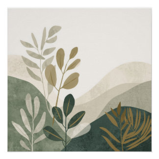 Minimalistische Eco Natuur Muur Kunst Poster Print Perfect Poster