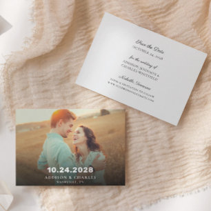 Minimalistische één foto   De datumbekendmaking op Kaart