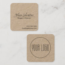 Minimalistische eenvoudige Blogger Influencer