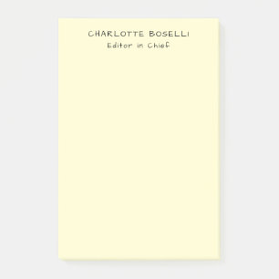 Minimalistische Eenvoudige Klassieke Professionele Post-it® Notes