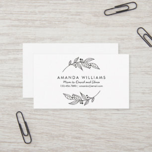 Minimalistische eenvoudige mama Kaart / mama visit Visitekaartje