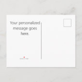 Minimalistische eenvoudige niet foto bruiloft aank aankondigingskaart (Achterkant)