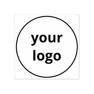 Minimalistische Eenvoudige Ronde Cirkelvormige Aan Rubberstempel