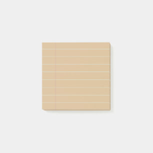 Minimalistische eenvoudige voering post-it® notes