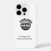 Minimalistische Eenvoudige Zakelijke Logo Telefoon Case-Mate iPhone Case (Achterkant)