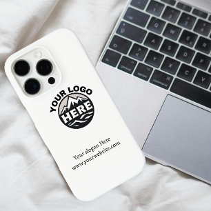 Minimalistische Eenvoudige Zakelijke Logo Telefoon iPhone 16 Pro Hoesje