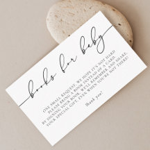 Minimalistische Elegant Calligraphy Baby shower Bo