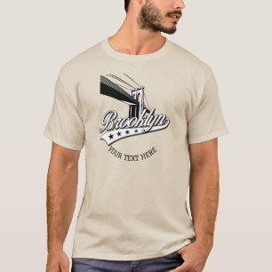 Minimalistische Elegante Brooklyn Design Zand Shir T-shirt
