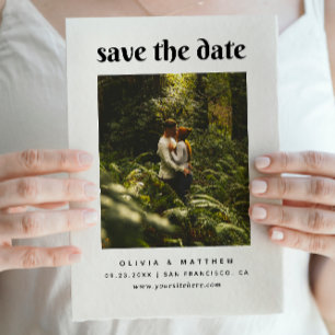 Minimalistische elegante chique bruiloft   Foto sc Save The Date