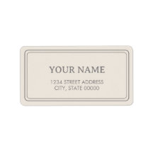 Minimalistische Elegante Crème Beige