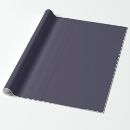 Minimalistische Elegante Effenvoudige Leisteengrij Cadeaupapier