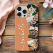 Minimalistische elegante gepersonaliseerde fotocol Case-Mate iPhone case