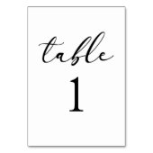 Minimalistische Elegante Klassieke Basic Wedding Kaart (Voorkant)