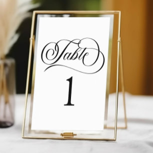 Minimalistische Elegante Klassieke Basic Wedding Kaart