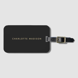 Minimalistische Elegante Klassieke Professioneel E Bagagelabel