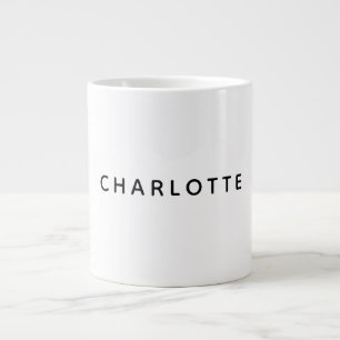 Minimalistische Elegante Klassieke Professioneel E Extra Grote Beker