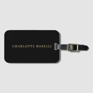 Minimalistische Elegante Klassieke Professionele E Bagagelabel