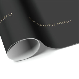 Minimalistische Elegante Klassieke Professionele E Cadeaupapier