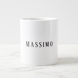 Minimalistische Elegante Klassieke Professionele E Extra Grote Beker