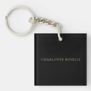 Minimalistische Elegante Klassieke Professionele E Sleutelhanger