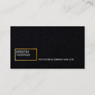 minimalistische elegante luxe blk. premium visitekaartje