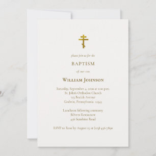 Minimalistische Elegante Orthodoxe Christelijke Do Kaart