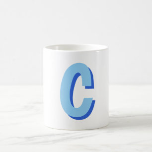Minimalistische Elegante Professionele Gemonogramm Koffiemok
