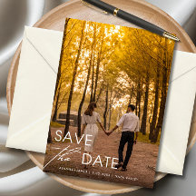 Minimalistische elegante save the date