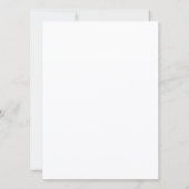 Minimalistische Elegante Script Save the Date Kaar (Achterkant)