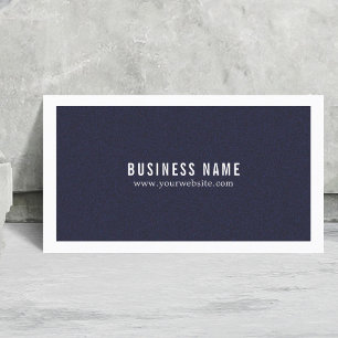 Minimalistische Elegante Textuur Blauw Wit Consult Visitekaartje