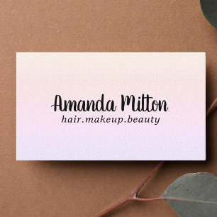 Minimalistische Elegante Textuur Pastel Sfeer Visitekaartje
