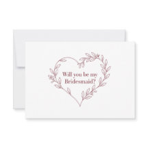 Minimalistische Elegante Trouwmeisjes Voorstelkaar