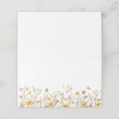 Minimalistische elegante wilde bloem Zomer vlinder (Buitenkant ongevouwen)