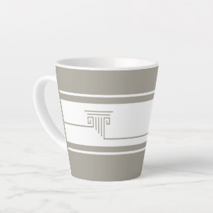 Minimalistische Elegantie Latte Mok