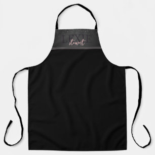 Minimalistische en elegante kapper schort
