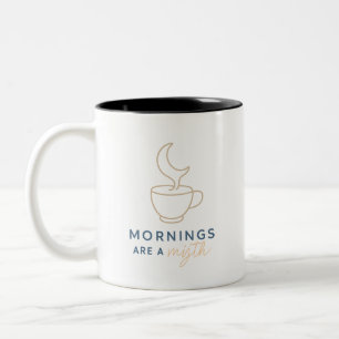 Minimalistische esthetiek - Eigenzinnige Morning H Tweekleurige Koffiemok