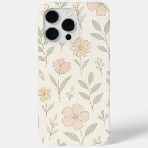 Minimalistische esthetische botanische iPhone-hoes iPhone 15 Pro Max Hoesje