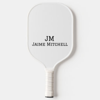 Minimalistische Esthetische Country Club Witte Str Pickleball Paddle