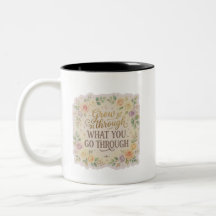 Minimalistische esthetische quote koffiemok