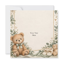 Minimalistische Eucalyptus Groene Baby Shower
