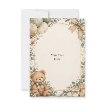 Minimalistische Eucalyptus Groene Baby Shower
