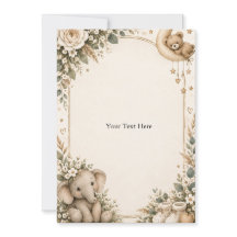 Minimalistische Eucalyptus Groene Baby Shower Uitn
