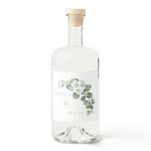 Minimalistische Eucalyptus Trouw Wit