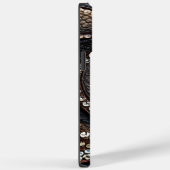 minimalistische Faux-leder Abstract Case-Mate iPhone Case (Achterkant / Rechts)