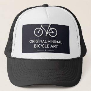 Minimalistische Fiets Kunst Trucker Pet