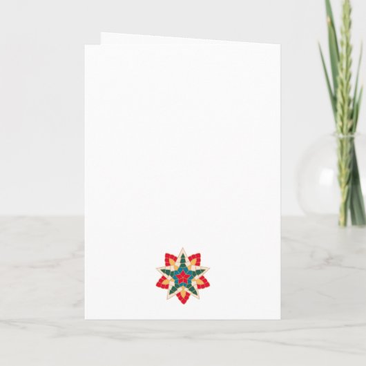 Minimalistische Filipijnse lantaarn witte kerst Ka Programma (Achterkant)