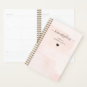 Minimalistische flair | Blush Waterverf en script Planner (Display)