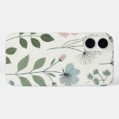 Minimalistische Floral iPhone hoesje (Achterkant (horizontaal))